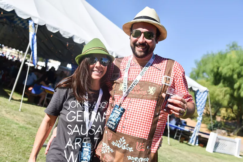 Image: Cool down with a cold one at Four Peaks Oktoberfest.