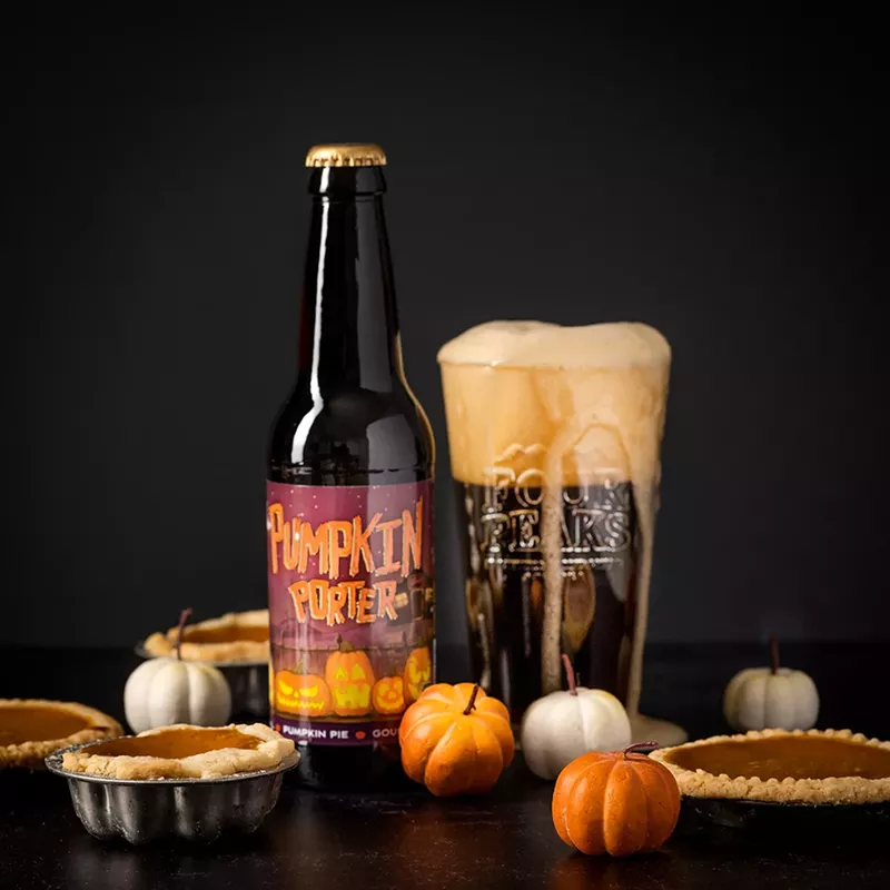 Image: Four Peaks Pumpkin Porter is infused into two of the dishes in the vegan beer dinner.
