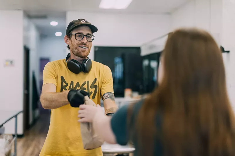 Image: Ryan Chadwick originally launched his sourdough bagel business in 2023. He moved to Our Community Kitchen in Mesa in May.