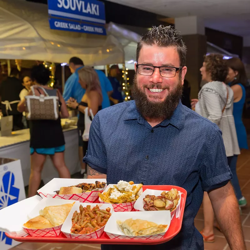 Image: Find Greek food such as Gyros, calamari, and roast lamb at the Phoenix Greek Festival.