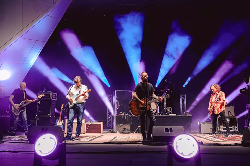 Image: Musicians perform on stage