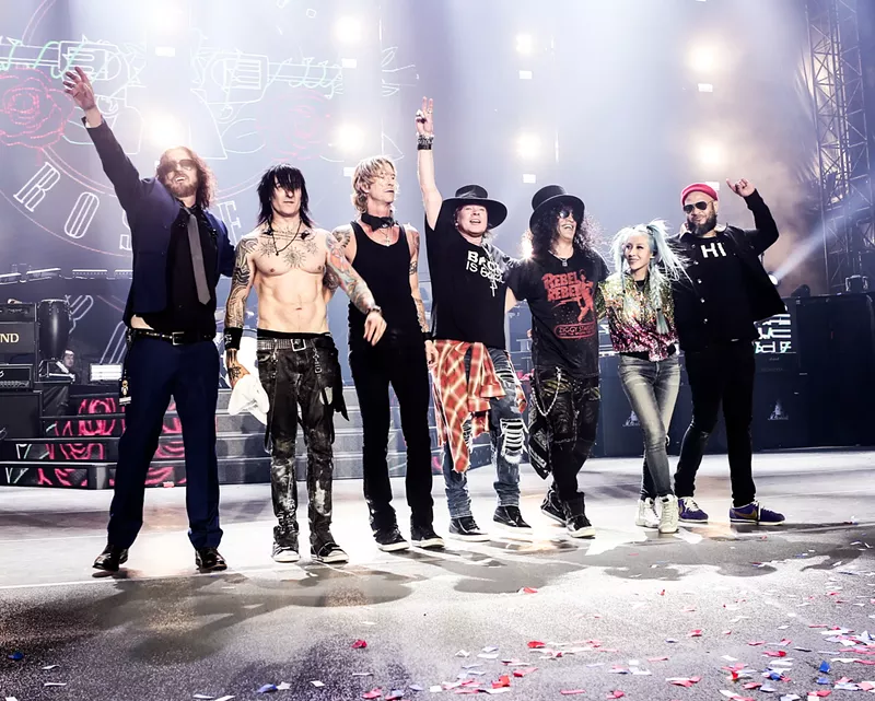Image: Guns N' Roses were originally scheduled to perform on Oct. 11 at Chase Field.