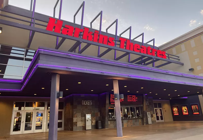 Image: The exterior of Harkins Theatres Christown 14.