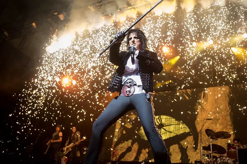 Image: Alice Cooper's Christmas Pudding returns to the concert calendar this month.