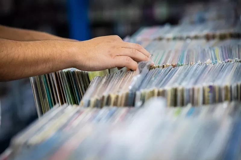 Image: You can never have too many vinyl choices.