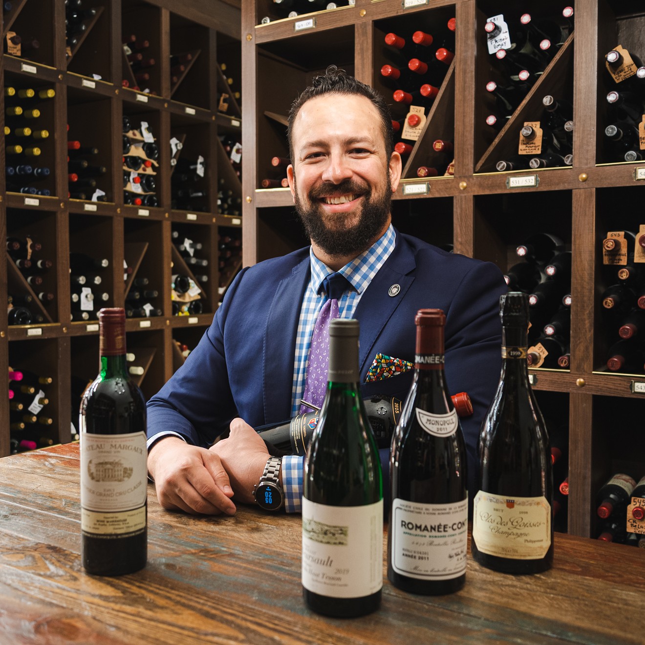 Jason Caballero is an advanced sommelier and the CEO and wine director at Wrigley Mansion, which will host a four-day wine festival this weekend.