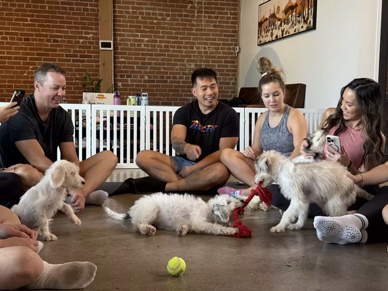 Image: Want to try puppy yoga? Sure, you do.