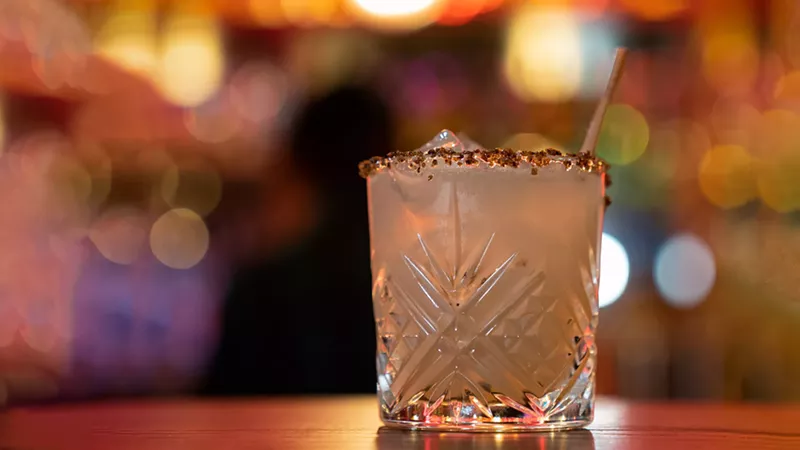 Image: The Mushroom Margarita at Ghost Donkey gets its earthy essence from huitlacoche.