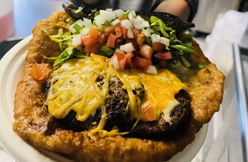 Image: Emerson Fry Bread sells favorites like Navajo burgers on fry bread.