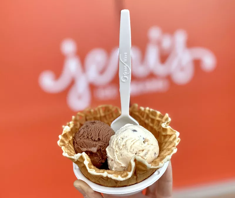 Image: Why get one flavor when you can get three at Jeni's in Scottsdale.