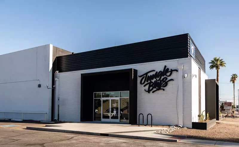 Image: the exterior of the jungle boys dispensary