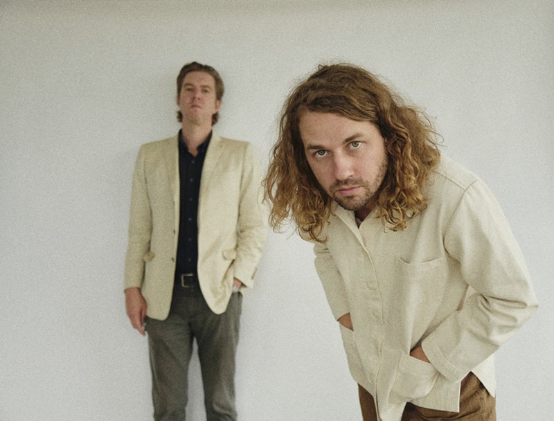 Kevin Morby (right) with Hamilton Leithauser. Both acts hit the Crescent Ballroom on October 25.