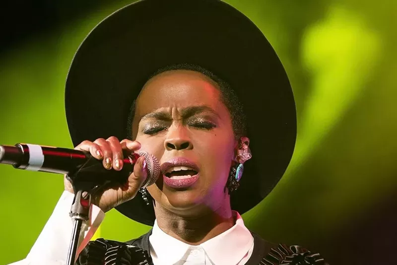 Image: Lauryn Hill performs in Phoenix in 2018.