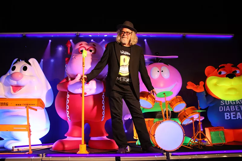 Image: A film documentary has been made about the life of street artist Ron English.