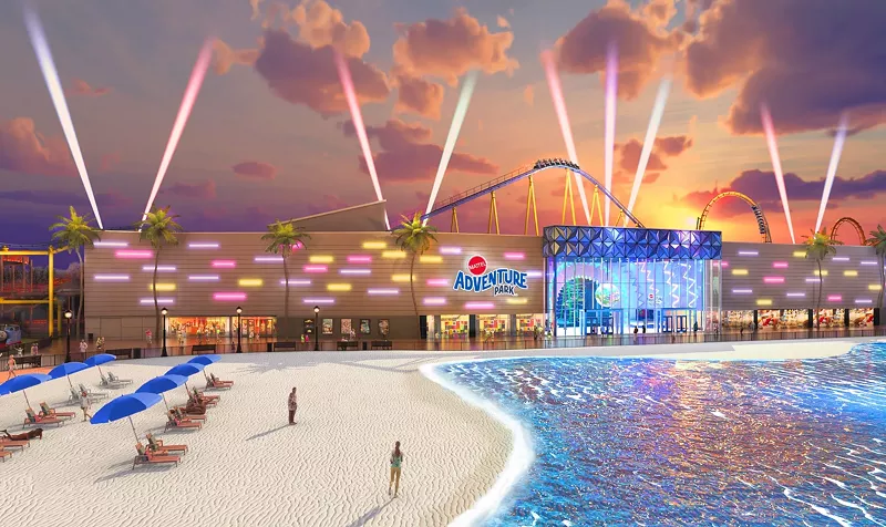 Image: An artist's conception of the Mattel Adventure Park in Glendale.