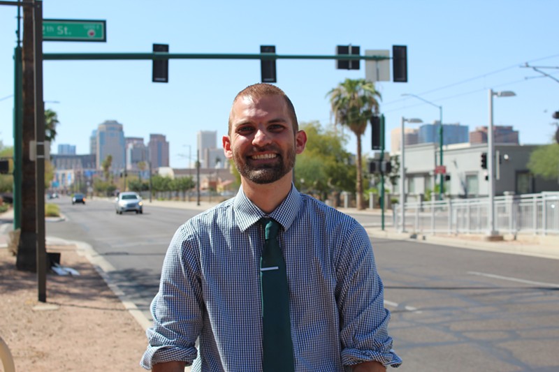 Republican Matt Evans said he decided to run for mayor of Phoenix when no elected officials took his concerns about homelessness seriously.