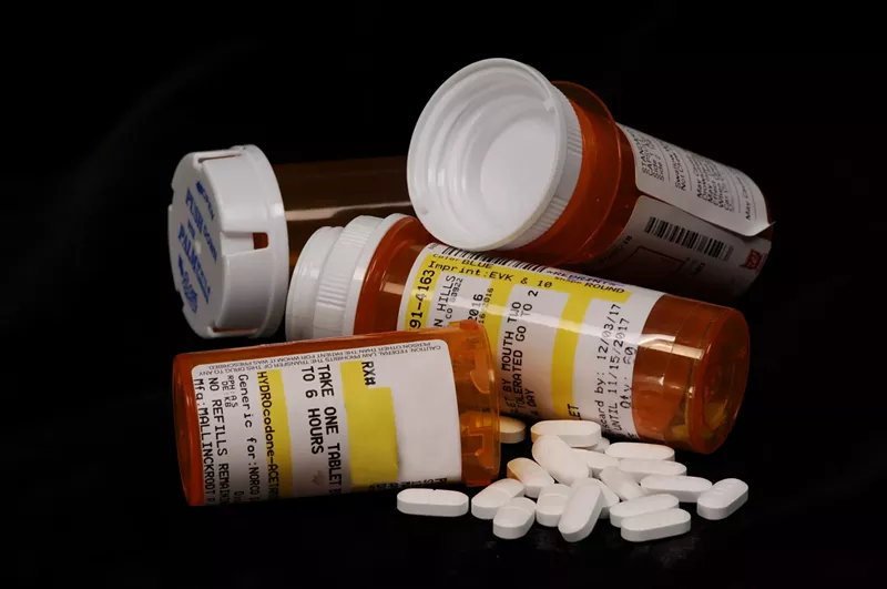 Image: Opioid bottles