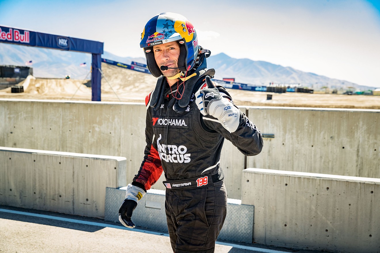 Nitro Rallycross founder Travis Pastrana will be in Phoenix this weekend.