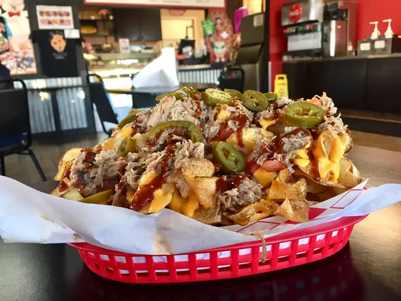 Image: BBQ Nachos at Tom’s BBQ