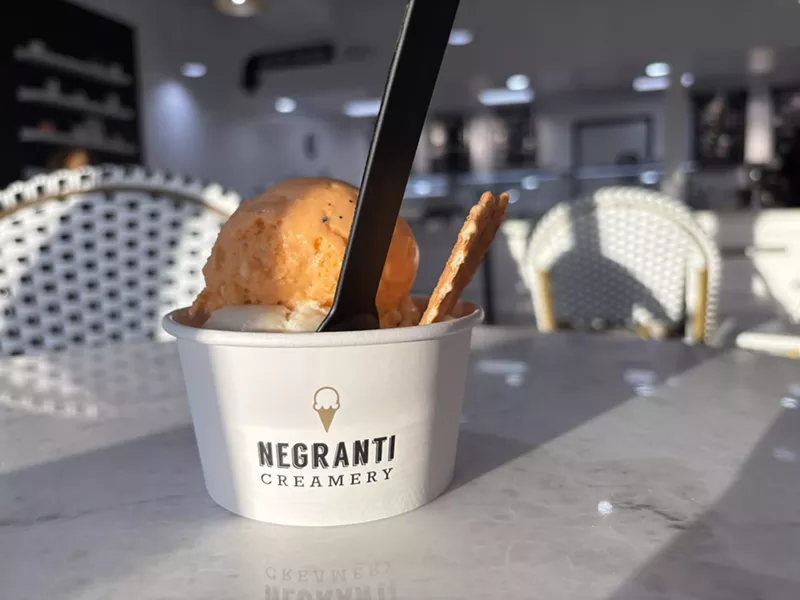 Image: Negranti Creamery + Coffee opened on Camelback Road in late May. The company specializes in sheep's milk ice cream.