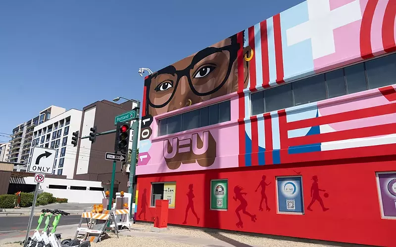 Image: The new HIV/AIDS awareness mural at the Parsons Center for Health and Wellness.
