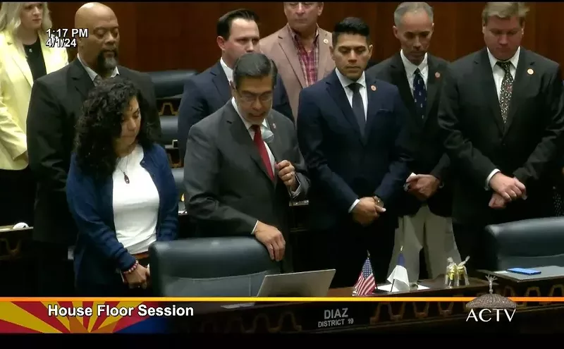 Image: GOP lawmaker denounces LGBTQ+ people during sermon in Arizona House