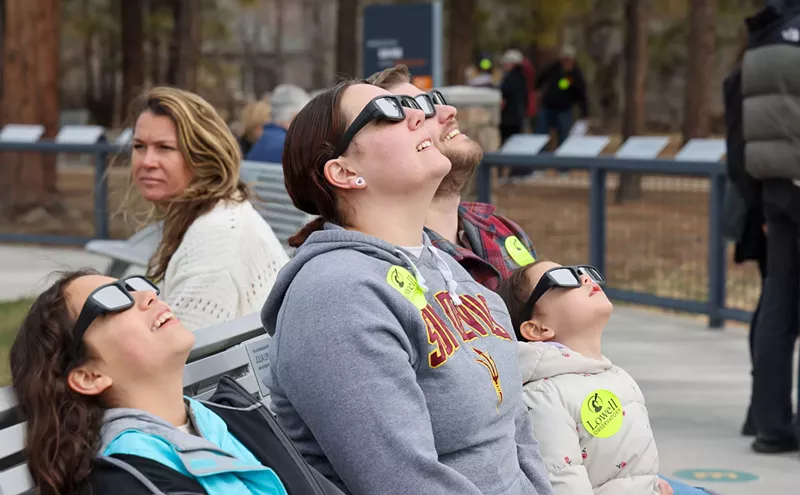 Image: Despite cloud cover, solar eclipse delivers for Flagstaff skywatchers