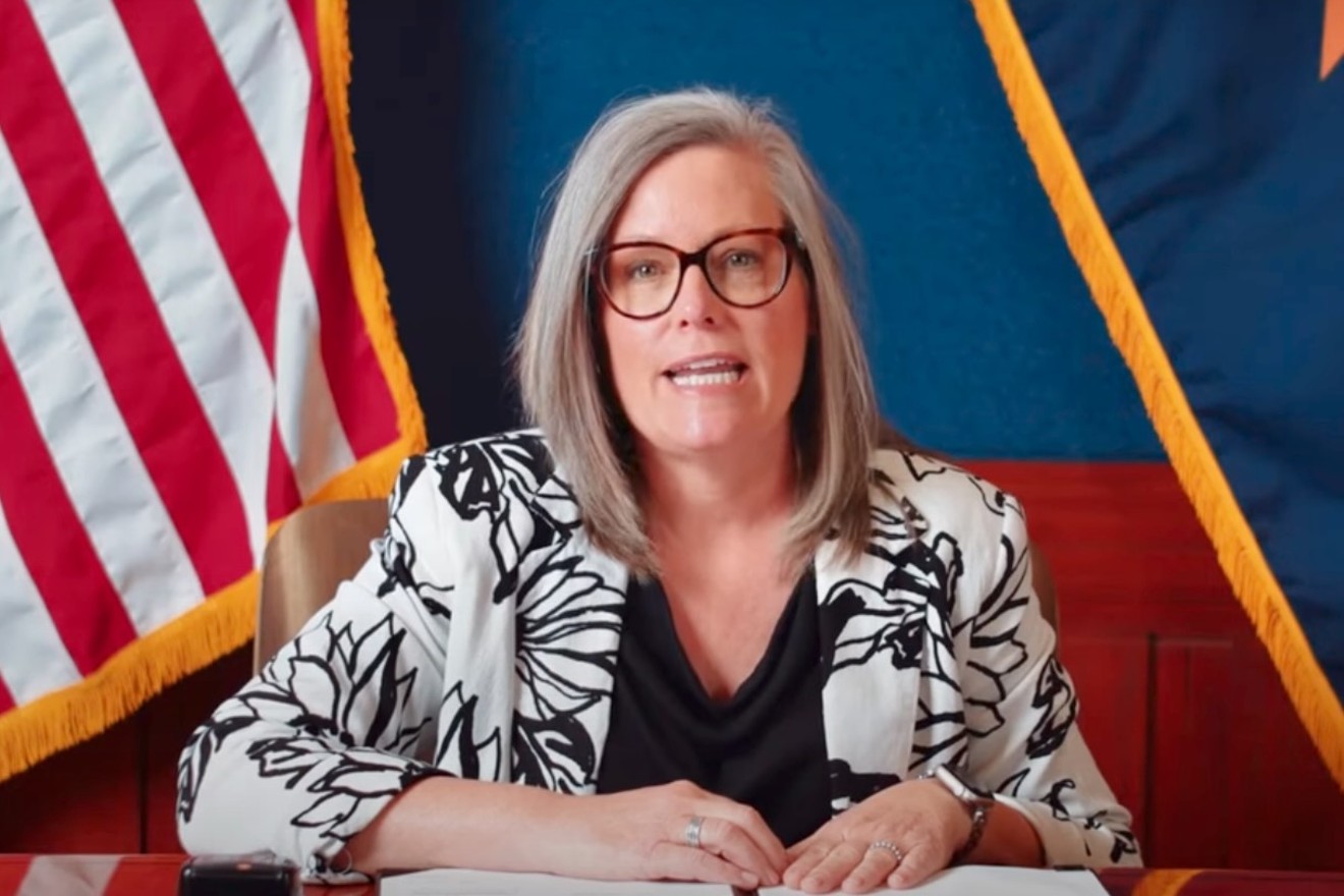 Gov. Katie Hobbs issued her first veto of 2024 on Monday in a blistering denunciation of a Republican immigration bill.