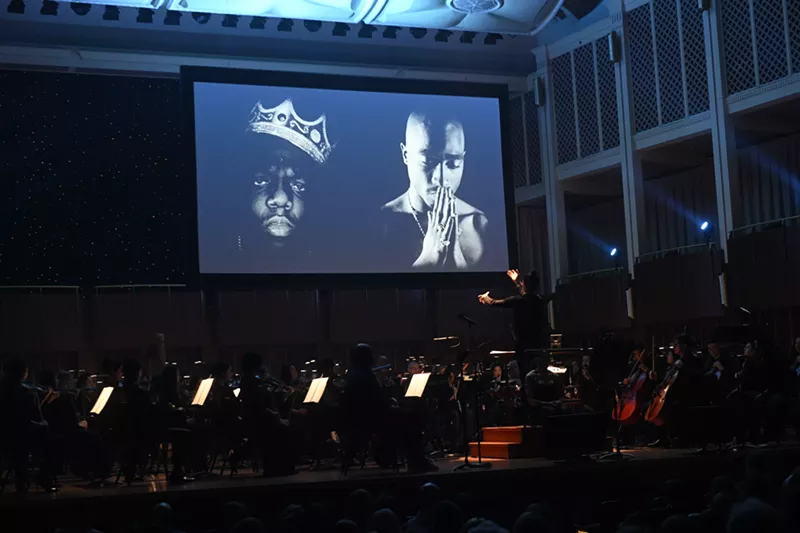 Image: The Resurrection Mixtape fuses the classical music of Gustav Mahler with the rap music of Tupac Shakur and the Notorious B.I.G.