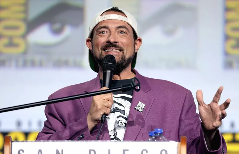 Image: Kevin Smith during a 2019 appearance at the San Diego Comic-Con.