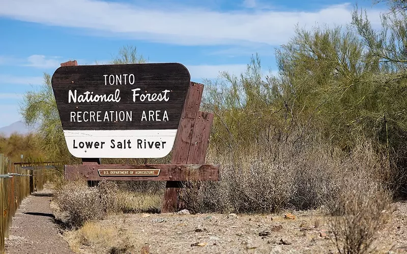 Image: A sign at a park.