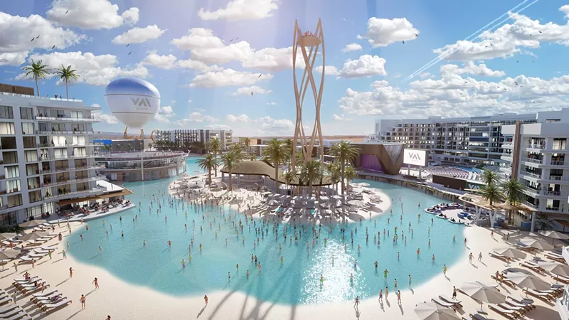Image: A promotional image for VAI Resort in Glendale.