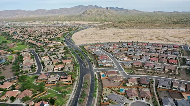 an aerial view of buckeye arizona