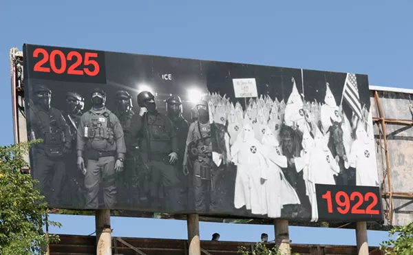 Image: New Phoenix billboard compares ICE to the Ku Klux Klan