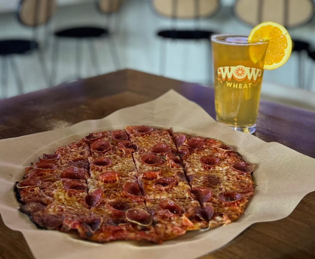 A pizzeria serving tavern-style pies, pints and craft cocktails has debuted in the former Teddy's Preserve space. Moon Pie Pizza & Patio debuted on Roosevelt Row on March 18.