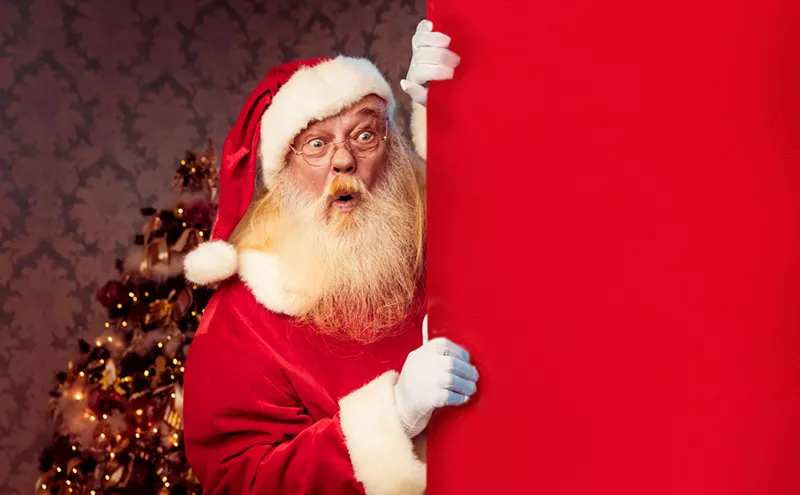 Image: New state law says Santa Claus must lay off weed . . . advertisements