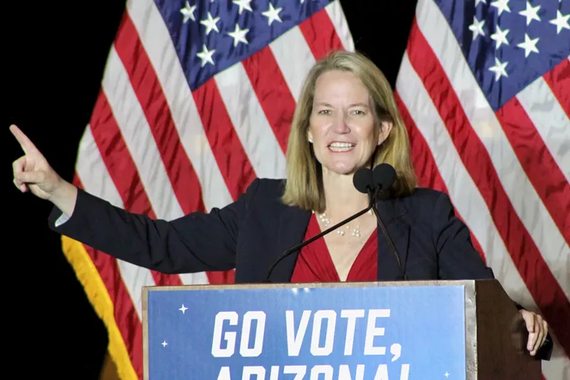 Image: Arizona Attorney General Kris Mayes called the recommendation that she be impeached a "sham."