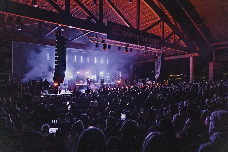 Image: The scene at Pepsi Amphitheater during last year's concert series.
