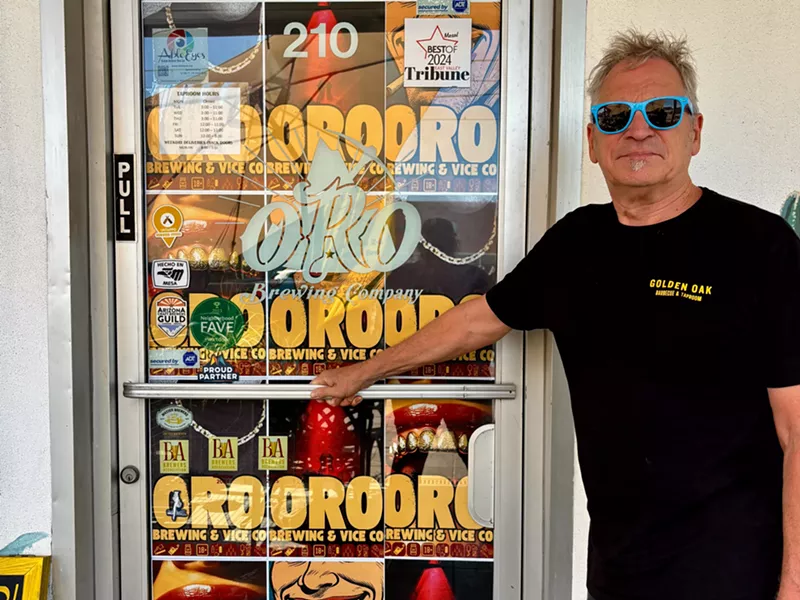 Image: “It’s hard to be just a brewery anymore,” Oro founder Dave Valencia says. The brewery will become Oro Brewing & Vice Co. on Aug. 1.