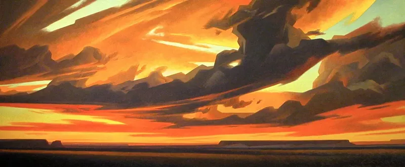 Image: Ed Mell was the scenic designer for Arizona Opera's 2017 production of "Riders of the Purple Sage."