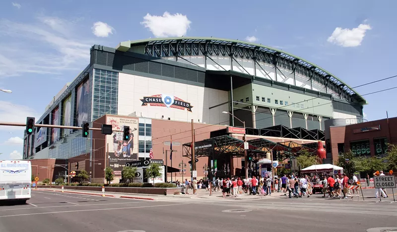 Image: the exterior of chase field