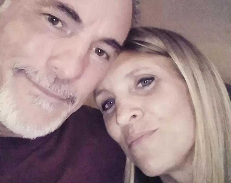 Image: Pamela Cooper and her husband.