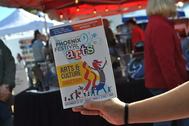 Image: The guide to the 2015 Phoenix Festival for the Arts