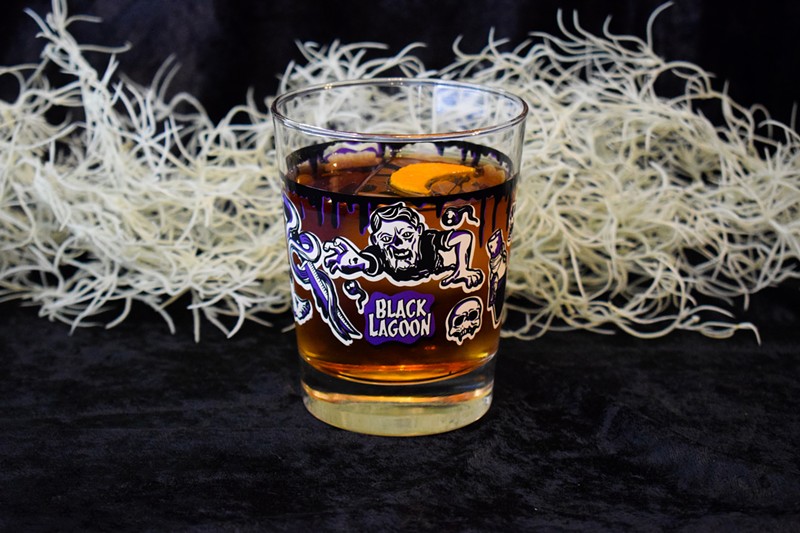 Nosferatu’s Rise, a cocktail inspired by the classic and upcoming "Nosteratu" films, is just one of the spooky-themed drinks on the Black Lagoon menu.