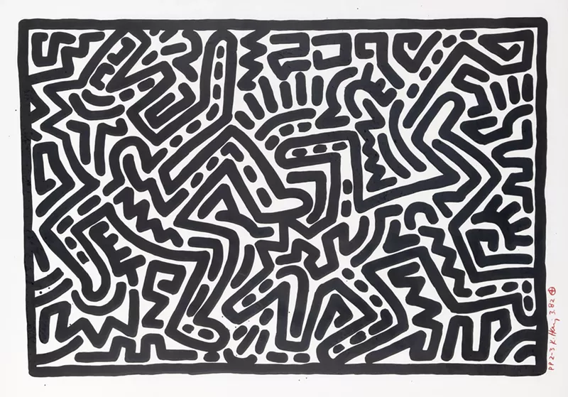 Image: A work of art by Keith Haring