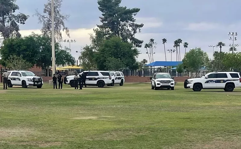 Image: Phoenix LGBTQ+ kickball game broken up by park ranger, police