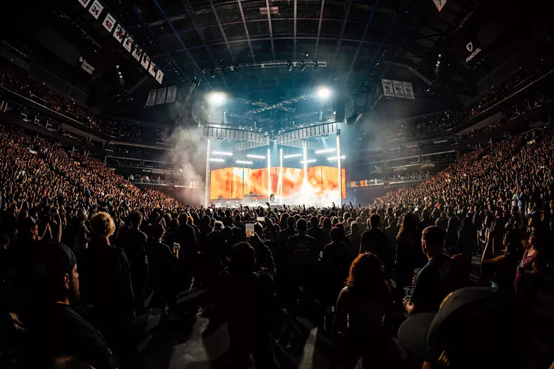 Image: Fans packed PHX Arena in droves on March 9.
