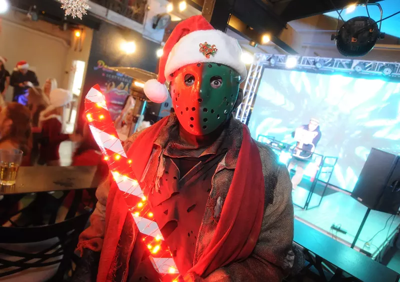 Image: Even Jason Voorhees gets into the spirit of the holidays.