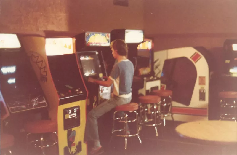 Image: A photo of the arcade inside now-defunct Phoenix nightclub Graham Central Station in the early '80s.