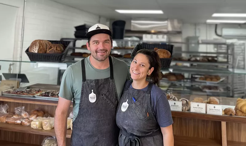 Image: Proof Bread owners Amanda Abou-Eid and Jon Przybyl took over the sourdough bakery in 2017 and will grow the former garage bakery to three locations by the end of this year.